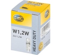 Лампа выключатель Hella W1.2W, 24 В, 1.2 Вт, W2x4.6d 8GP 002 095-241