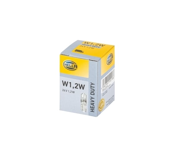 Лампа выключатель Hella W1.2W, 24 В, 1.2 Вт, W2x4.6d 8GP 002 095-241