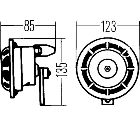 Звуковой сигнал Hella 3AF 003 399-061