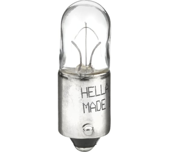 Лампа накаливания Hella T4W, 12 В, 4 Вт, блистер 2 шт. 8GP 002 067-123