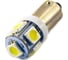Автомобильная лампочка Вымпел BA9S-T4W 5SMD 5050 WHITE 5107 1
