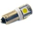 Автомобильная лампочка Вымпел BA9S-T4W 5SMD 5050 WHITE 5107 2