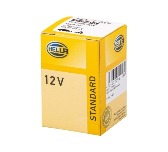 Лампа накаливания Hella 12V 1,3W BX8,4d зеленый 8GA 007 997-131