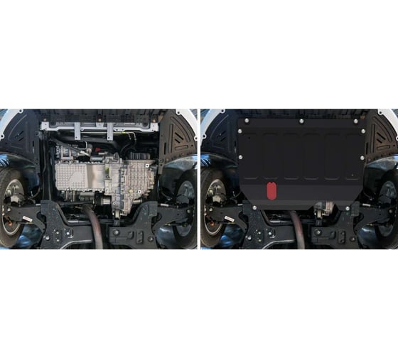 Защита картера и КПП АвтоБроня Chery Arrizo 6 Pro/7/Kaiyi E5/Omoda S5, 111.00933.1