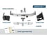 Фаркоп Mitsubishi montero sport iii 2019-/pajero sport iii 2021-, шар F, 2000/75 кг, BERG F.4016.001 4