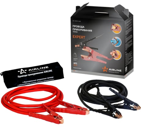 Провода прикуривания Airline EXPERT PROseries 1000A, 5м, 12/24В, сумка SA-1000-06E