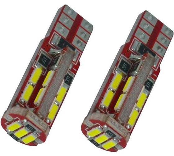 LED лампа Вымпел T10 19SMD 2835 CAN BUS WHITE 5132