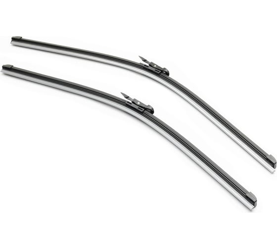Щетки стеклоочистителя 65 см + 61 см, 2 шт, плоская, Pinch Tab Audi Q7,VW Crafter,MB Sprinter 06- PATRON PWB6561-KIT-VAG