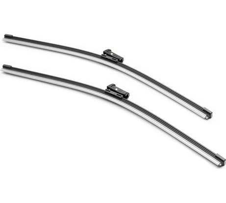 Щетки стеклоочистителя 53 см + 53 см, 2 шт, плоская, Push button 19mm SKODA Fabia II/ Roomster PATRON PWB5353-KIT-SK