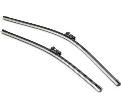 Щетки стеклоочистителя 65 см + 53 см, 2 шт, плоская, Push button 16mm AUDI A6 11- PATRON PWB6553-KIT-A6