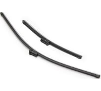 Щетки стеклоочистителя 65 см + 38 см, 2 шт, плоская, Push button 19mm FORD Fiesta VII 08-12 PATRON PWB6538-KIT-FF