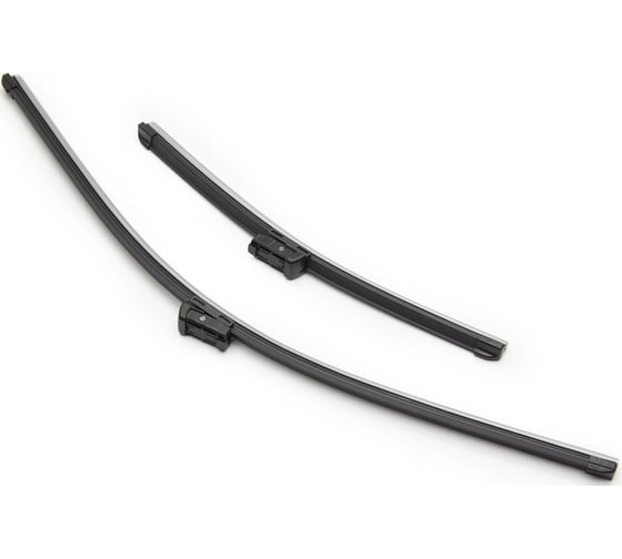 Щетки стеклоочистителя 65 см + 38 см, 2 шт, плоская, Push button 19mm FORD Fiesta VII 08-12 PATRON PWB6538-KIT-FF 1