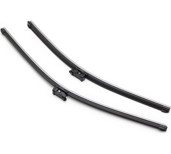 Щетки стеклоочистителя 61 см + 53 см, 2 шт, плоская, Push button 16mm AUDI Q3 11-18 / SKODA Kodiaq 16- PATRON PWB610-HS 1