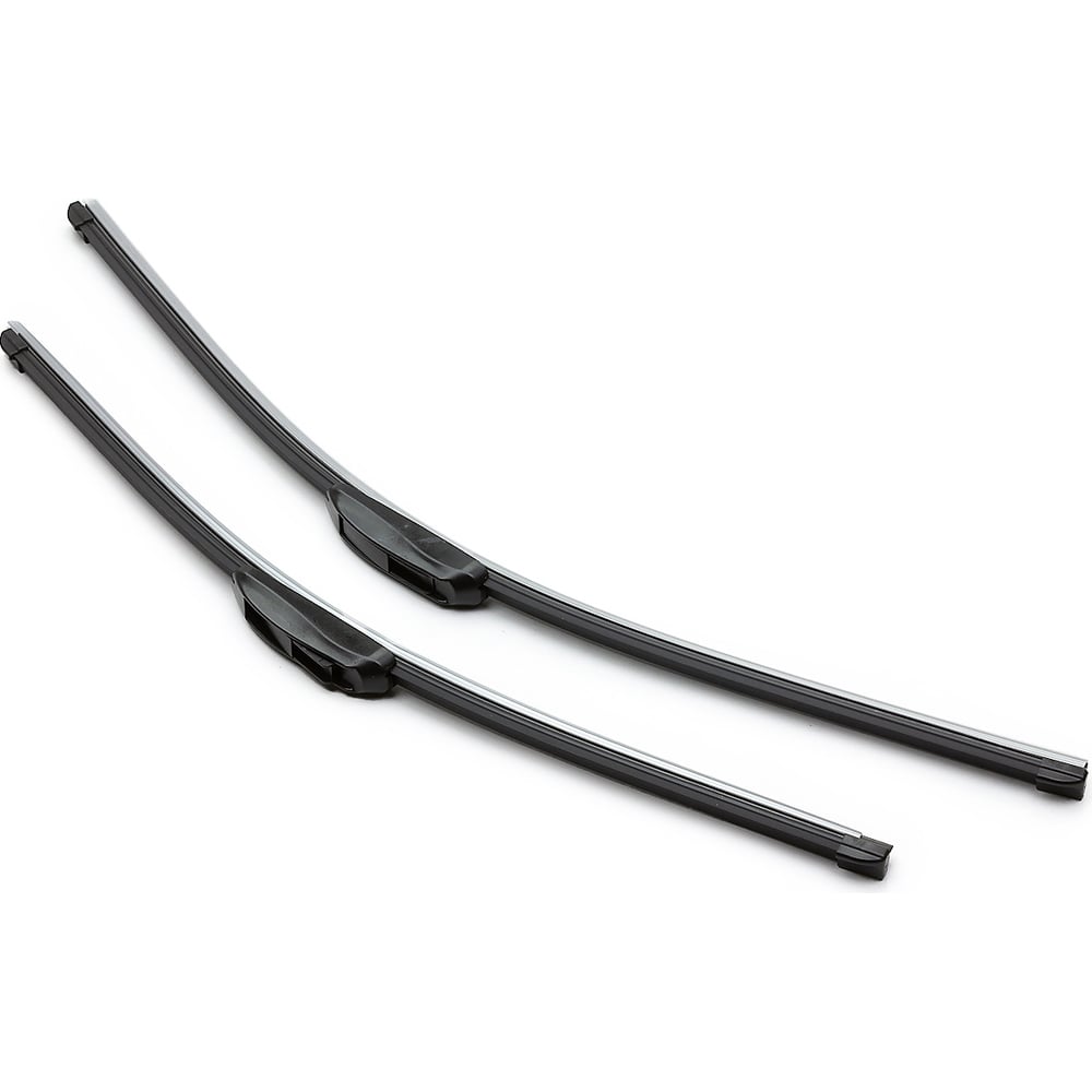 Щетки стеклоочистителя 65 см + 55 см, 2 шт, плоская, Hook/ только под ...