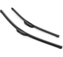 Щетки стеклоочистителя 61 см + 48 см, 2 шт, плоская, Hook/ только под короткий крюк 9x3 BMW / NISSAN / OPEL PATRON PWB480-FS