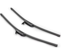 Щетки стеклоочистителя 55 см + 51 см, 2 шт, плоская, Hook/ только под короткий крюк 9x3 AUDI / BMW / RENAULT PATRON PWB550-CS