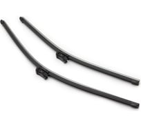 Щетки стеклоочистителя 61 см + 51 см, 2 шт, плоская, Push Button 16mm AUDI A4 B8 PATRON PWB6151-KIT-A4