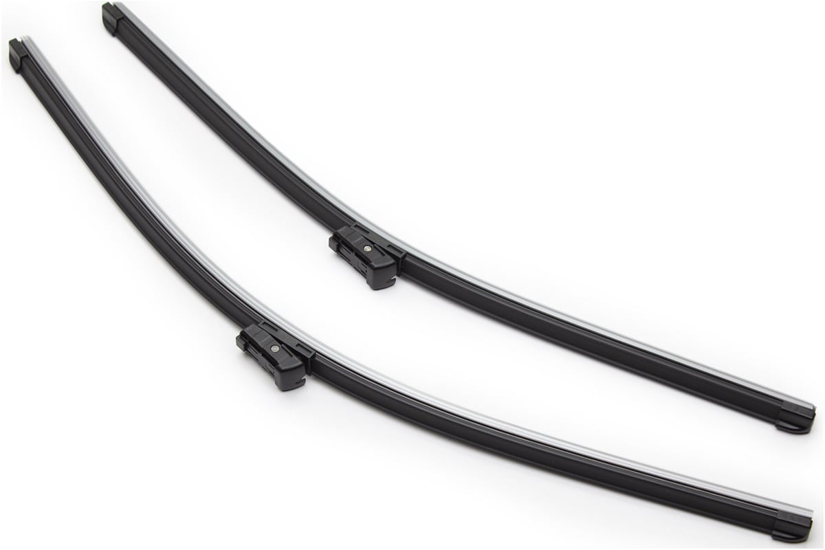 Щетки стеклоочистителя 65 см + 58 см, 2 шт, плоская, Push button 19mm ...