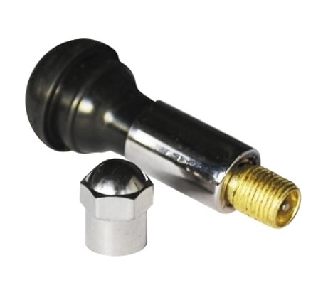 Хромированный вентиль для бескамерных шин 100 шт. в упаковке Dr. Reifen TR414CZ