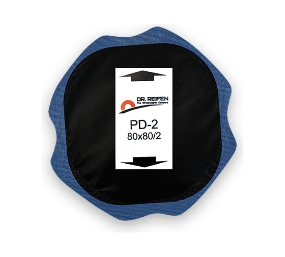 Кордовый диагональный пластырь (80х80 мм, 10 штук) Dr. Reifen PD-2 1
