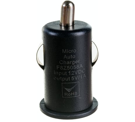 Автомобильное зарядное устройство REXANT USB /АЗУ/ /5V, 1 000mA черная 18-1920