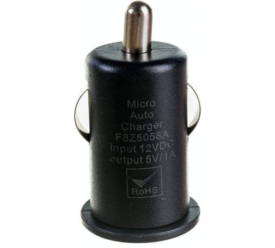 Автомобильное зарядное устройство REXANT USB /АЗУ/ /5V, 1 000mA черная 18-1920