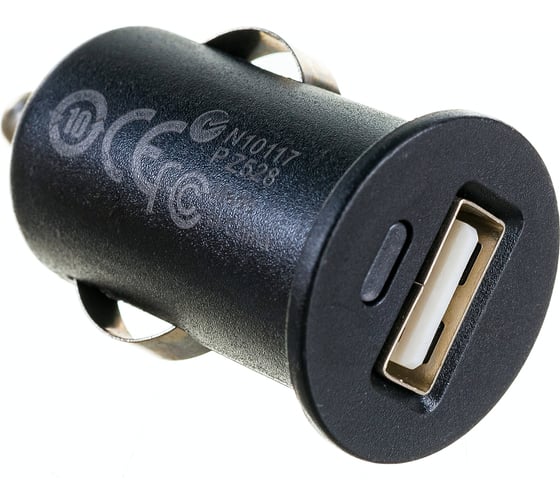 Автомобильное зарядное устройство REXANT USB /АЗУ/ /5V, 1 000mA черная 18-1920