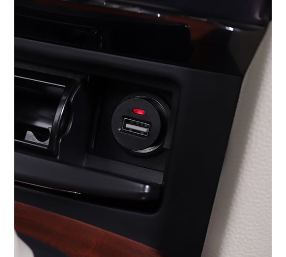 Автомобильное зарядное устройство REXANT USB /АЗУ/ /5V, 1 000mA черная 18-1920
