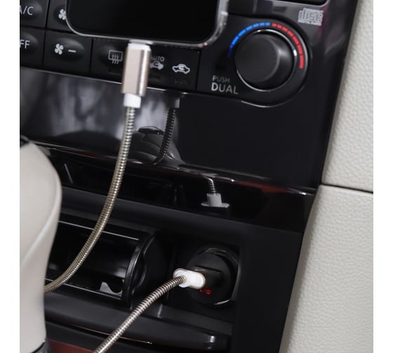Автомобильное зарядное устройство REXANT USB /АЗУ/ /5V, 1 000mA черная 18-1920
