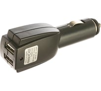 Автомобильное зарядное устройство REXANT 2xUSB /АЗУ/ /5V, 1 000mA 16-0237 15700568