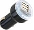 Автомобильное зарядное устройство REXANT 2хUSB с индикацией /АЗУ/ /1 000+2 100mA/ черная 18-1190 1
