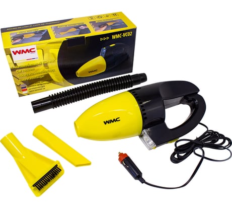 Пылесос автомобильный WMC TOOLS 60W 12V WMC-VC02(30201)