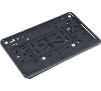 Рамка для номерного знака черная квадратная Автостоп AB-031BM 252835