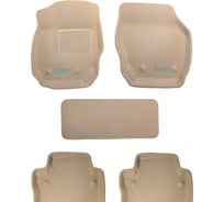 Коврики PSV BMW 7 E65 66L 2001 2008 г 3D бежевый Kagu 109287