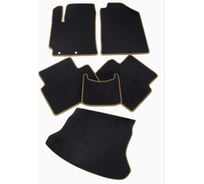 Коврики в салон и багажник ViceCar ЭВА, для Infiniti G35/37 2006-2022 седан SB19001R_беж