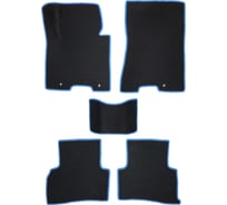 Коврики PSV Kia Sportage IV 2016 черный синий кант EVA 133809