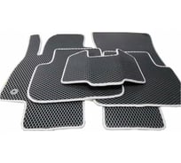 Коврики PSV Lada Largus 2012 черный серый кант EVA 134237