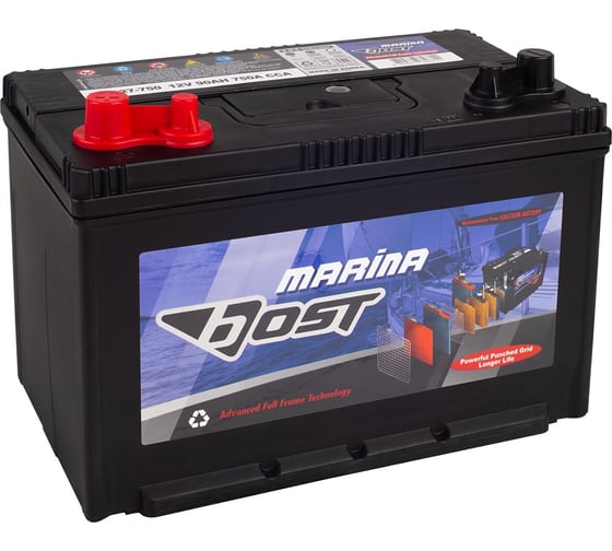 Аккумулятор BOST MARINE MDC27-750 90L 750 A, 320x172x229 мм 462631
