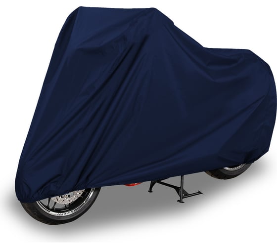 Чехол для мотоцикла Tplus XL 2770x1030(570)x1410(1020) мм оксфорд 210, синий T021427 1