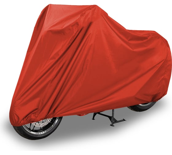 Чехол для мотоцикла Tplus S 2030x830(350)x1140(800) мм оксфорд 210, красный T021356
