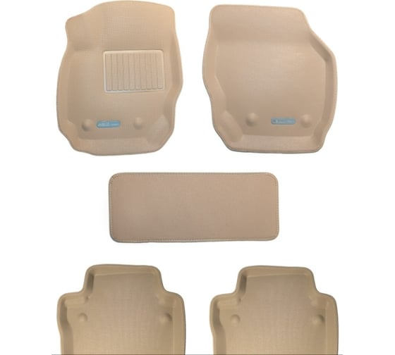 Коврики PSV Toyota RAV4 III 2005 2013 г 2 передних 3D бежевый Kagu 135324