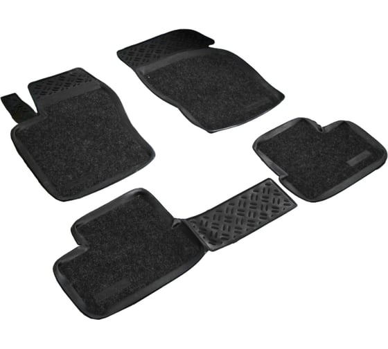 Коврики PSV Toyota RAV4 III 2005 2013 г борт ЭЛ SOFT Черный 118397 1