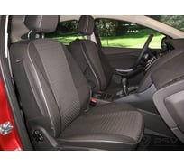 Чехлы PSV Ford Mondeo IV 2006 2014 г Trend черная экокожа темно серый жаккард BM 124731