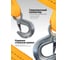 Буксировочный трос Forsage тканая лента 4м 3,5т с крюками F-ST-205-4M 3