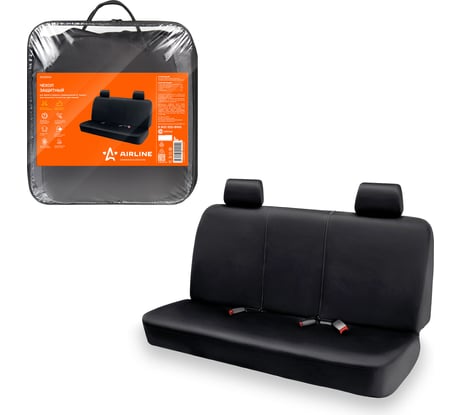 Защитный чехол для задн. сиденья Airline универсал., влагозащит. полиэстер, черный ADCS006