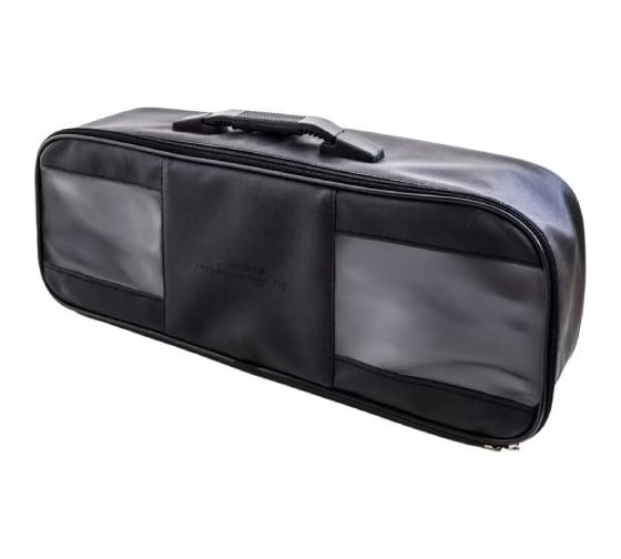 Сумка для набора автомобилиста из кожзама Airline с окнами 47x11x20 см, черная ANA-BAG-03 1