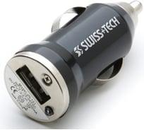 Автомобильный USB адаптер, 1 порт, 12v, Black Swiss+Tech ST12005