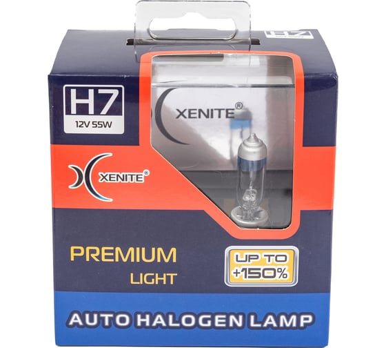 Галогенная лампа XENITE PREMIUM H7 (Яркость+150%) 1007162