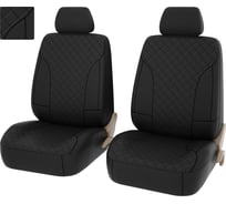 Чехлы PSV King Next 2 FRONT Черный отстрочка черная терморомб экокожа 135452