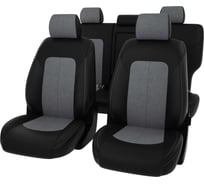 Чехлы PSV Hyundai Tucson IV 2020 черная экокожа серая алькантара Оригинал 135243